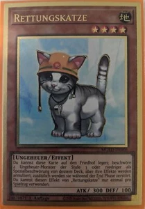 YuGiOh Rescue Cat Gold Rare 1st Edition MGED-DE006 NM German - Bild 1 von 1