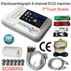 CONTEC électrocardiographe numérique 6 canaux 12 plomb ECG ECG imprimante machine FDA 