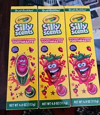 Crayola Silly Scents Anticavity Toothpaste Strawberry And Watermelon 3 pk