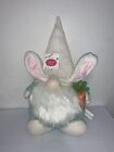 17" Cottontail Lane Bunny Gnome Carrot Rae Dun Displays New Easter Decor Large