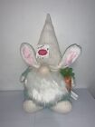 17" Cottontail Lane Bunny Gnome Carrot Rae Dun Displays NEW Easter Decor Large