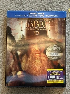 THE HOBBIT AN UNEXPECTED JOURNEY BLUE-RAY 3-D Dvd New Sealed - Picture 1 of 3