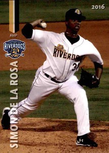 2016 Charleston RiverDogs Grandstand 10 Simon De La Rosa Dominican Republic Card
