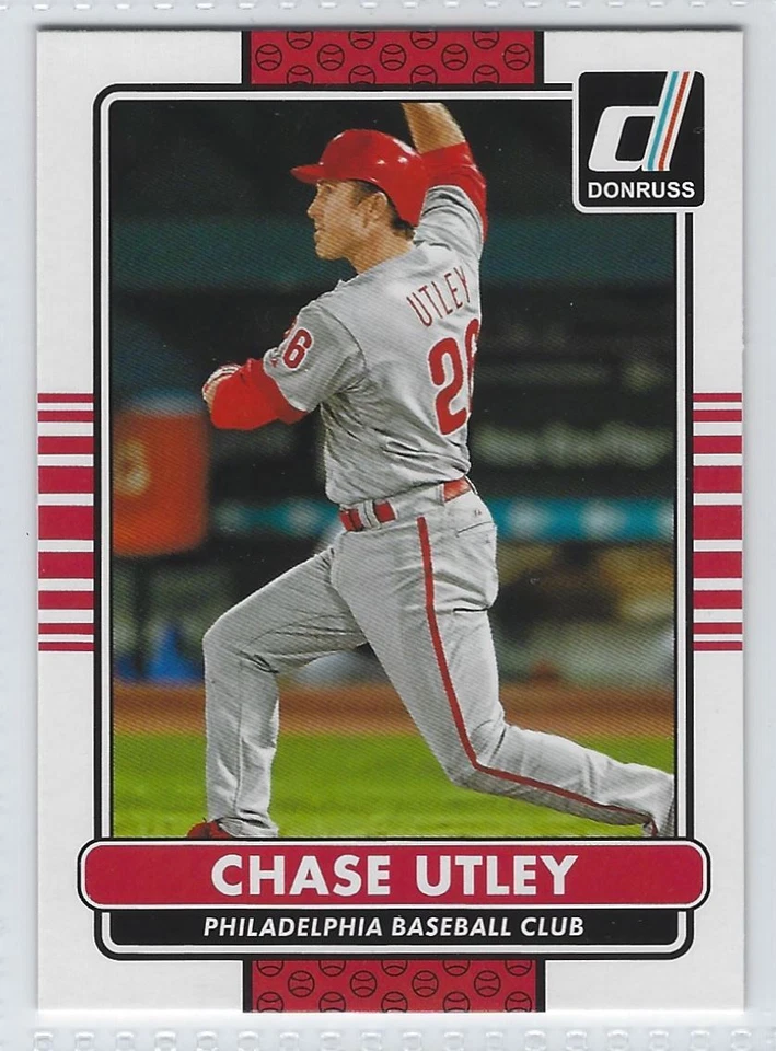 Donruss Chase Utley #137 2015 **Leer y ahorrar** Philadelphia Phillies Foto 1 de 2