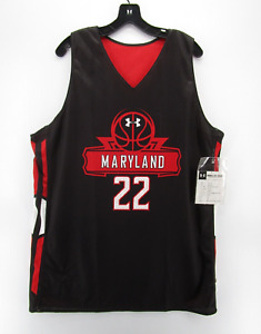 Maryland Terrapins Basketball Jersey Team Issued Men XL Reversible Practice NEW