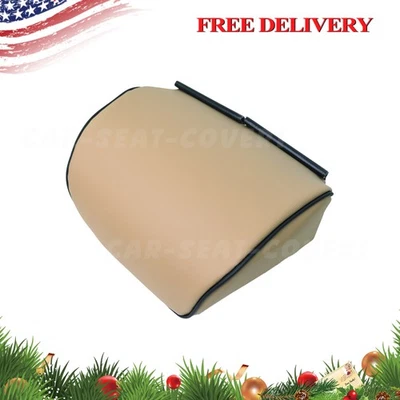 2PCS Fits 2006 to 2010 Hummer H3 Driver Passenger Headrest Leather Covers TAN - Image 1 of 4