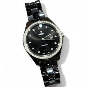 Rado Hypercrome Diamond Bezel Men's Ceramic SS Titanium Watch Ref R32482702 - Picture 1 of 7