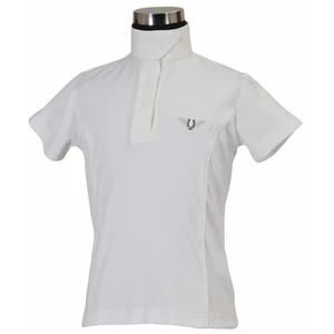 TUFFRIDER Kinder Kirby Kwik White M Dry Kurzarm Show Shirt - Bild 1 von 3