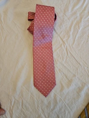 Corbata rosa Stafford POLKA DOT.  Prepárate para la primavera buen estado Foto 1 de 2