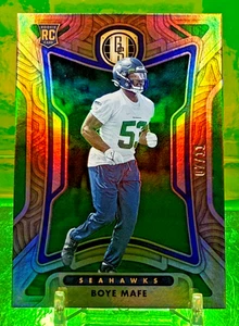 #7/11 2022 RC Boye Mafe EMERALD GREEN Gold Standard LB Seahawks Minnesota - Picture 1 of 2