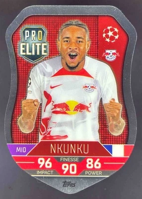 2022 Topps Match Attax UEFA Champions League Christopher Nkunku #SH 11 Leipzig - Image 1 of 4