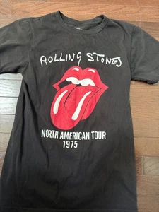 The Rolling Stones 1975 North American Tour T-Shirt - Size Small - Picture 1 of 2