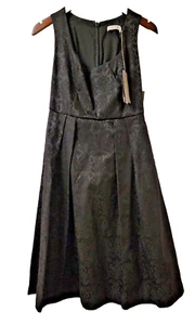 NEW YORK & COMPANY Eva Mendez Sleeveless Brocade Damask Dress size 4P - Picture 1 of 2