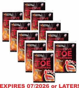 10 Pairs Little Hotties Toe Warmers 5 Hrs Heat New! For Charity! - Picture 1 of 4