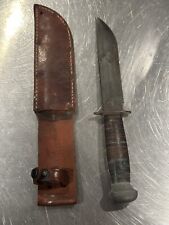 Vintage WWII RH-36 by PAL US Army Navy Military Knife and Leather Sheath
