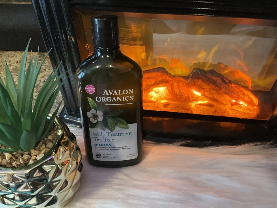 Champú Avalon Organics, árbol de té para tratamiento del cuero cabelludo, 11 OZ Foto 1 de 1