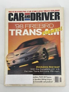 Car And Driver Magazine June 1997 Firebird Transam Chevy Corvette Fast Shipping - Foto 1 di 8
