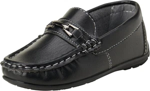 Josmo Boys’ Shoes – Casual Leatherette Moccasin Driving Loafers (Size: 5T-5 Big - Picture 1 of 12
