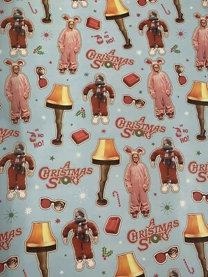 Papel de envolver de Navidad A CHRISTMAS STORY RALPHIE grande 50 pies cuadrados Foto 1 de 4