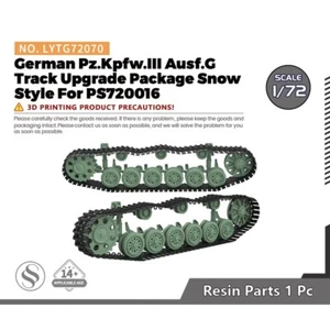 SSMODEL Upgrade Parts Track Links German Panzer III.G For PS720016 Tank(Snow) - Picture 1 of 6