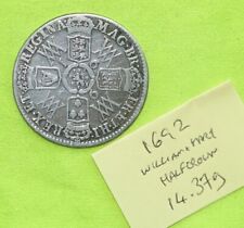 1692 Silver HALF CROWN Coin King William & Mary (1688-94) 14.37g