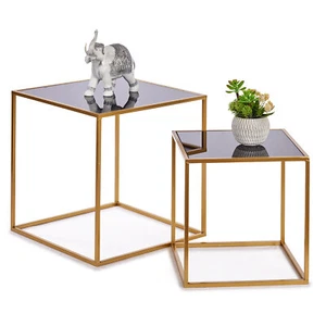 Couchtische für das Wohnzimmer LUVO, quadratisch, 2er-Set - Bild 1 von 3