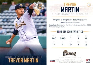 Trevor Martin 2023 Choice Charleston RiverDogs #11 RC FREE SHIP *AutographDen* - Picture 1 of 1