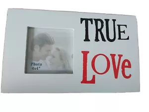 Free Standing 'True Love' Photo Frame- Great Valentines Gift Idea - Picture 1 of 3