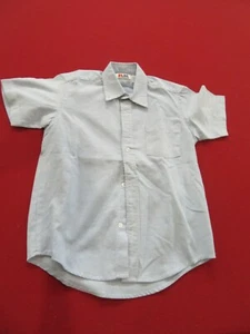 RK SHORT SLEEVE BLUE UNIFORM SHIRT SZ: 10 YOUTH - Picture 1 of 1