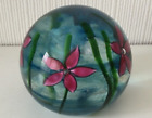 Caithness Limited Edition Glass Paperweight ‘ Windflower Ruby  ‘ 233 750