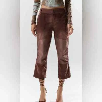 Pantalón corto Silence + Noise Daria nuevo sin etiquetas talla 4 marrón Foto 1 de 4