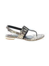 Elaine Turner Women Silver Sandals 8.5