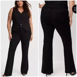 Torrid Studio Hose Bootcut Ponte Pant schwarz Stretch Größe 18R Neu mit Etikett - Bild 1 von 10