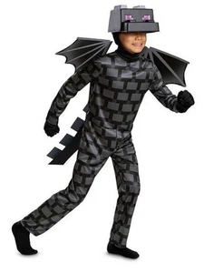 Minecraft Kids Ender Dragon Deluxe Halloween Costume - 10-12 Large #5942 - Picture 1 of 4