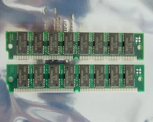 Set 2x Hyundai HYM532100AM-70 4MB 8MB kit 70ns 72-pin SIMM non-parity FPM RAM - Bild 1 von 2