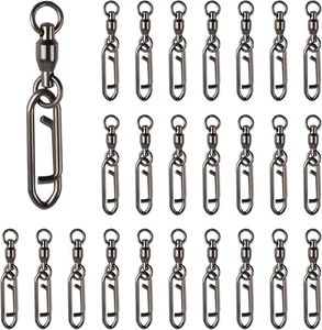 25pcs Fishing Speed Clips Quick Change Fishing Snap Swivels Fishing Power Clips - Picture 1 of 8