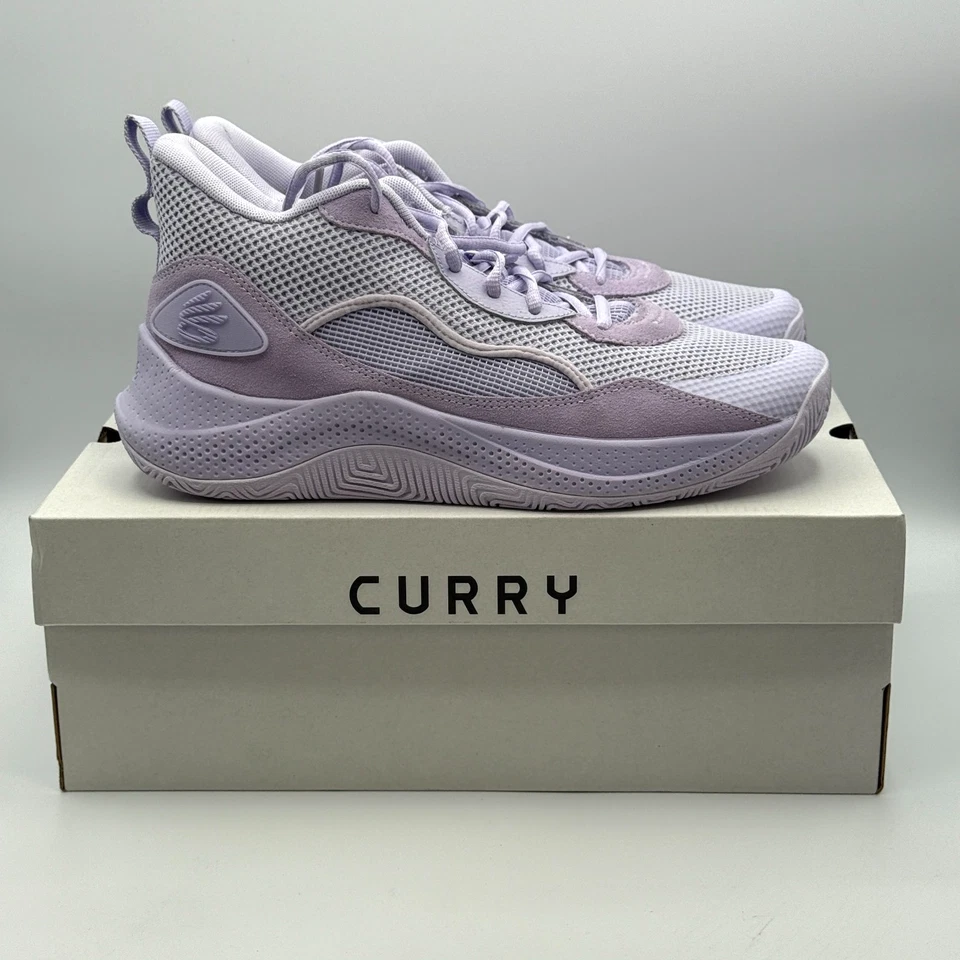 Tênis Under Armour masculino tamanho 10 roxo curry 3Z 24 SDE basquete 3028191 500 - Imagem 1 de 1
