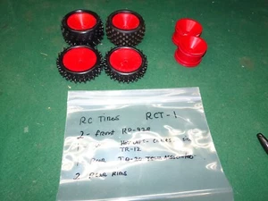 Vintage Yokomo Hot Laps Front & Rear Tires RC Part RC10 - Picture 1 of 10