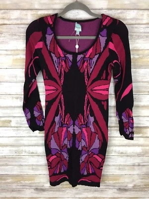 Vestido Anthropologie Plenty Tracy Reese NUEVO CON ETIQUETAS XS Felicity Bodycon Tejido Suéter Foto 1 de 4