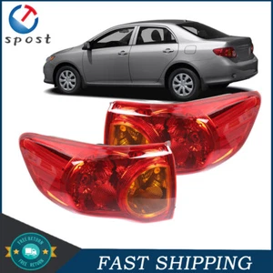 Outer Tail Light Lamp Red For Toyota Corolla 2009-2010 Passenger + Driver Side - Picture 1 of 12