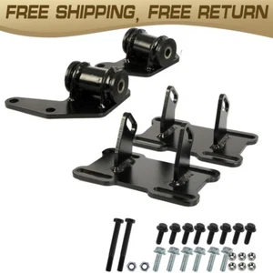 Front Engine Mount adapter Kit LS SWAP Monte Carlo Regal For 1978-88 G-body LSx - Picture 1 of 9