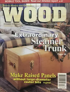 Wood Magazine by Better Homes and Gardens December 1998 Steamer Trunk - Picture 1 of 9