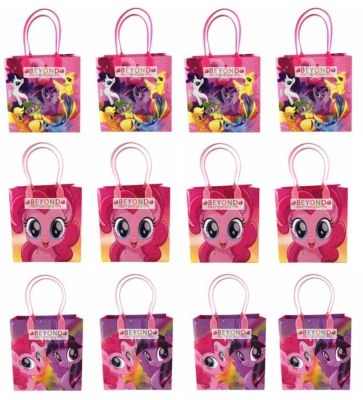 Bolsas de regalo reutilizables My Little Pony Movie 12 piezas para regalos de fiesta  Foto 1 de 4