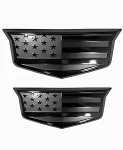 2021-2023 Juego de emblemas delanteros traseros con superposición de aluminio de bandera estadounidense para escalada - Imagen 1 de 8