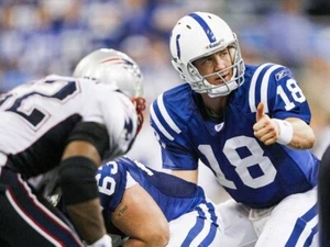 Foto impresa brillante de jugador de fútbol americano Peyton Manning NFL 5x7 - Imagen 1 de 1