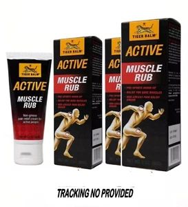 3 X Bálsamo de Tigre Activo Frotamiento Muscular 60g No Graso Alivio Temporal Dolores y Dolores - Imagen 1 de 6