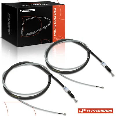 2x Cable de freno de estacionamiento trasero A-Premium para Audi Volkswagen Golf Jetta 31,6 pulgadas Foto 1 de 4