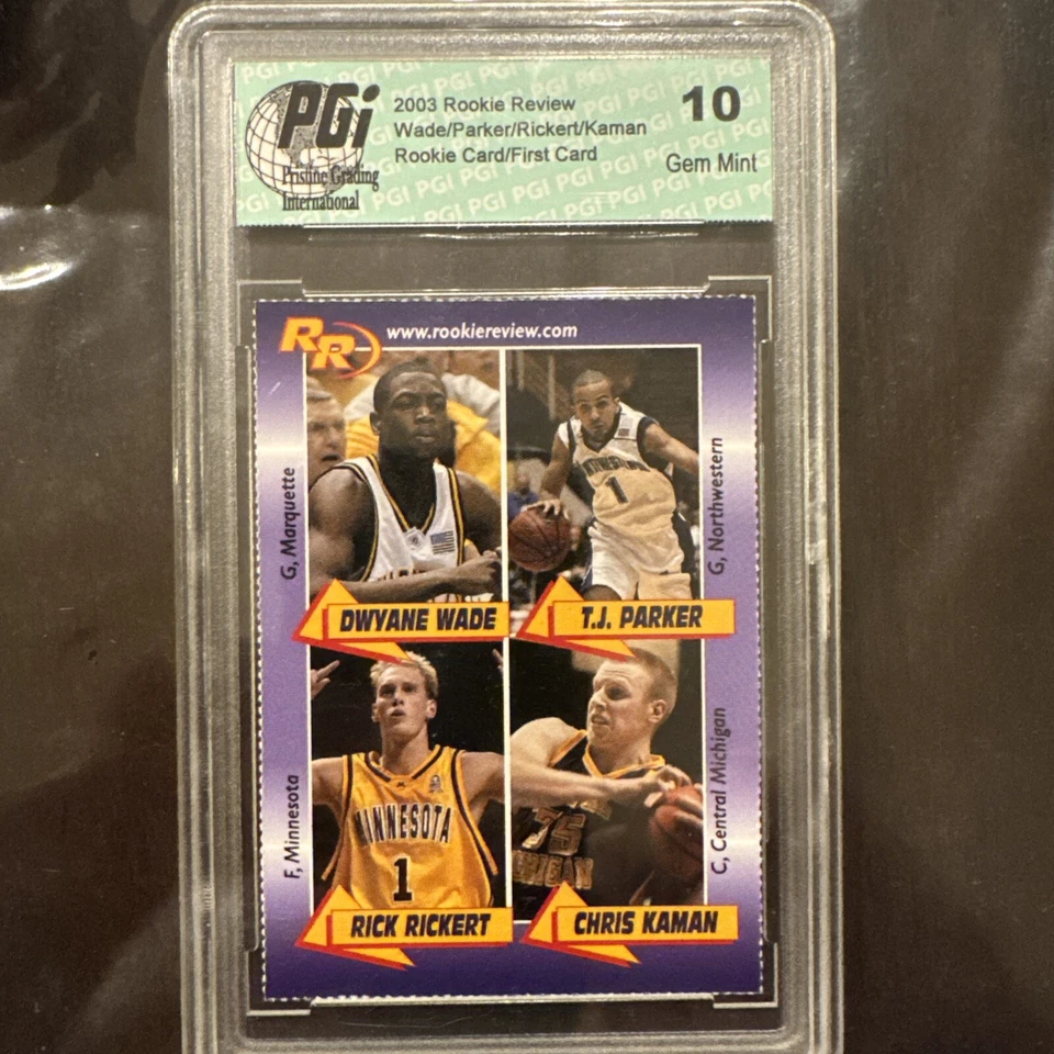 Rookie Review 2003 Dwayne Wade radiocontrol novato Chris Kaman, Parker, Rickert #49 Foto 1 de 2