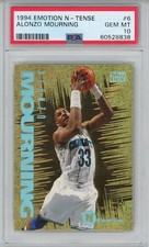 1994-95 Skybox Emotion N-Tense Alonzo Mourning #6 Graded PSA 10 Gem Mint