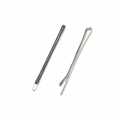 Hair Bobby Pin Thin Long Narrow Slide On Clip Patterned Colorful Women's Hairpin - Image 1 of 4